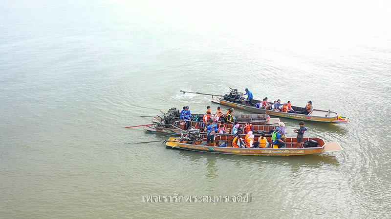 บ้านคลองตาเพิ่ม นั่งเรือ