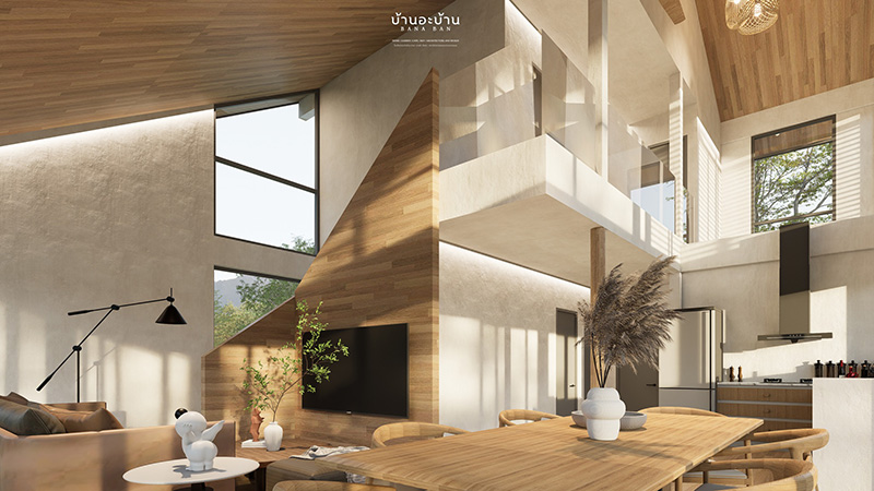 แบบบ้านทรอปิคอล เขาใหญ่