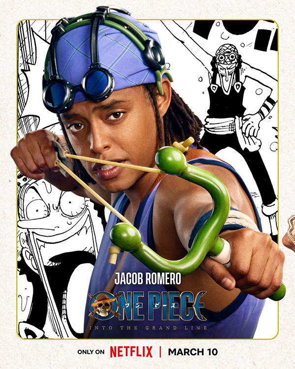 เจคอบ โรเมโร กิบสัน (Jacob Romero Gibson) รับบท อุซป ใน One Piece Season 2 (2026) Into the Grand Line ซีรีส์ Netflix นักแสดงนำ