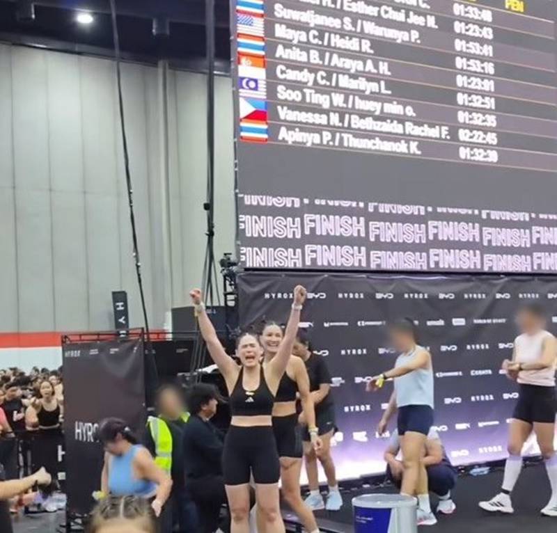 ชมพู่ ลงแข่ง HYROX