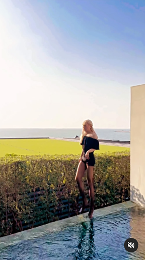 พี่เอ ศุภชัย ปล่อยคลิปแซ่บเดินสับริมสระ ขาเรียวยาว จน อั้ม พัชราภา ยังแซว  