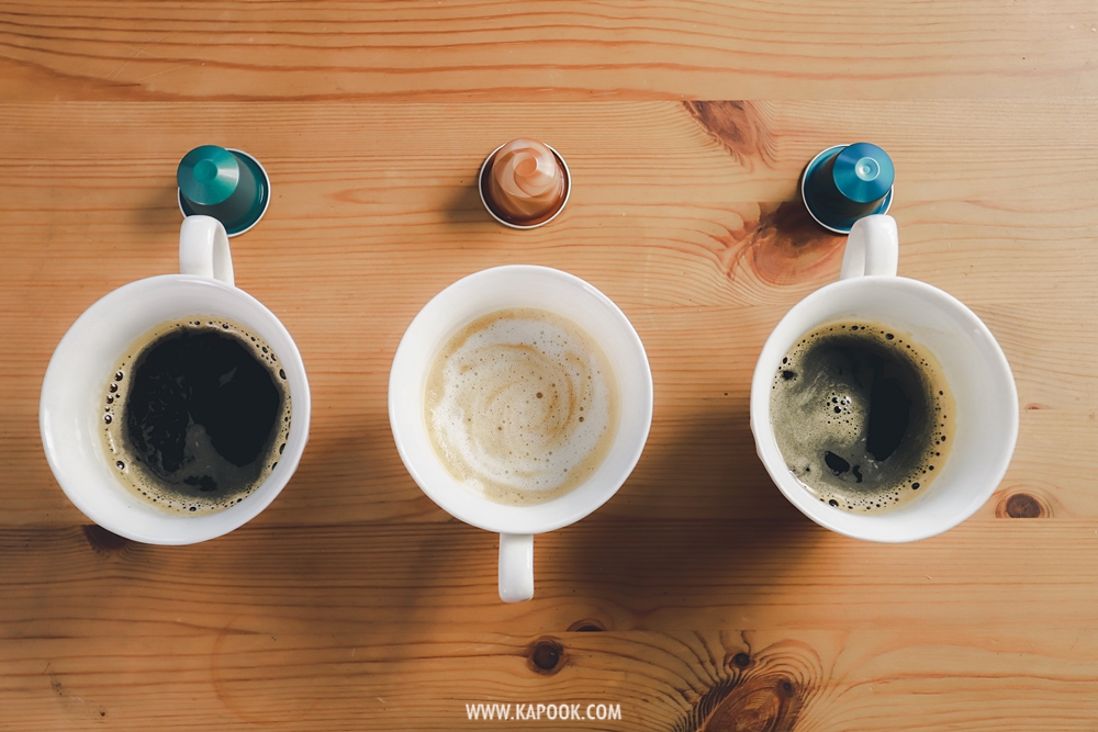 กาแฟร้อน Nespresso Capsule 3 รสชาติ