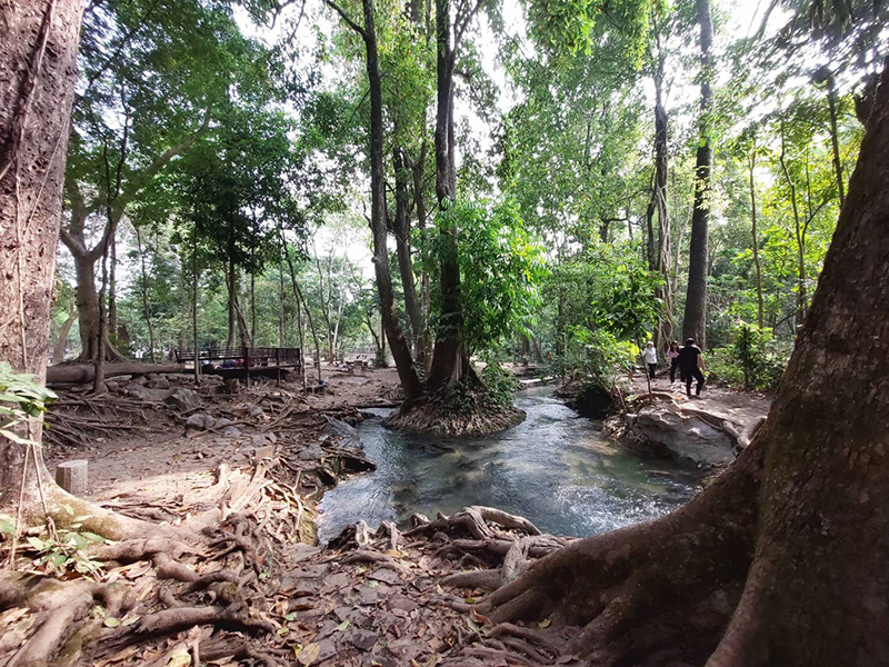 สวนรุกขชาติน้ำผุดทัพลาว ที่เที่ยวอำเภอคอนสาร