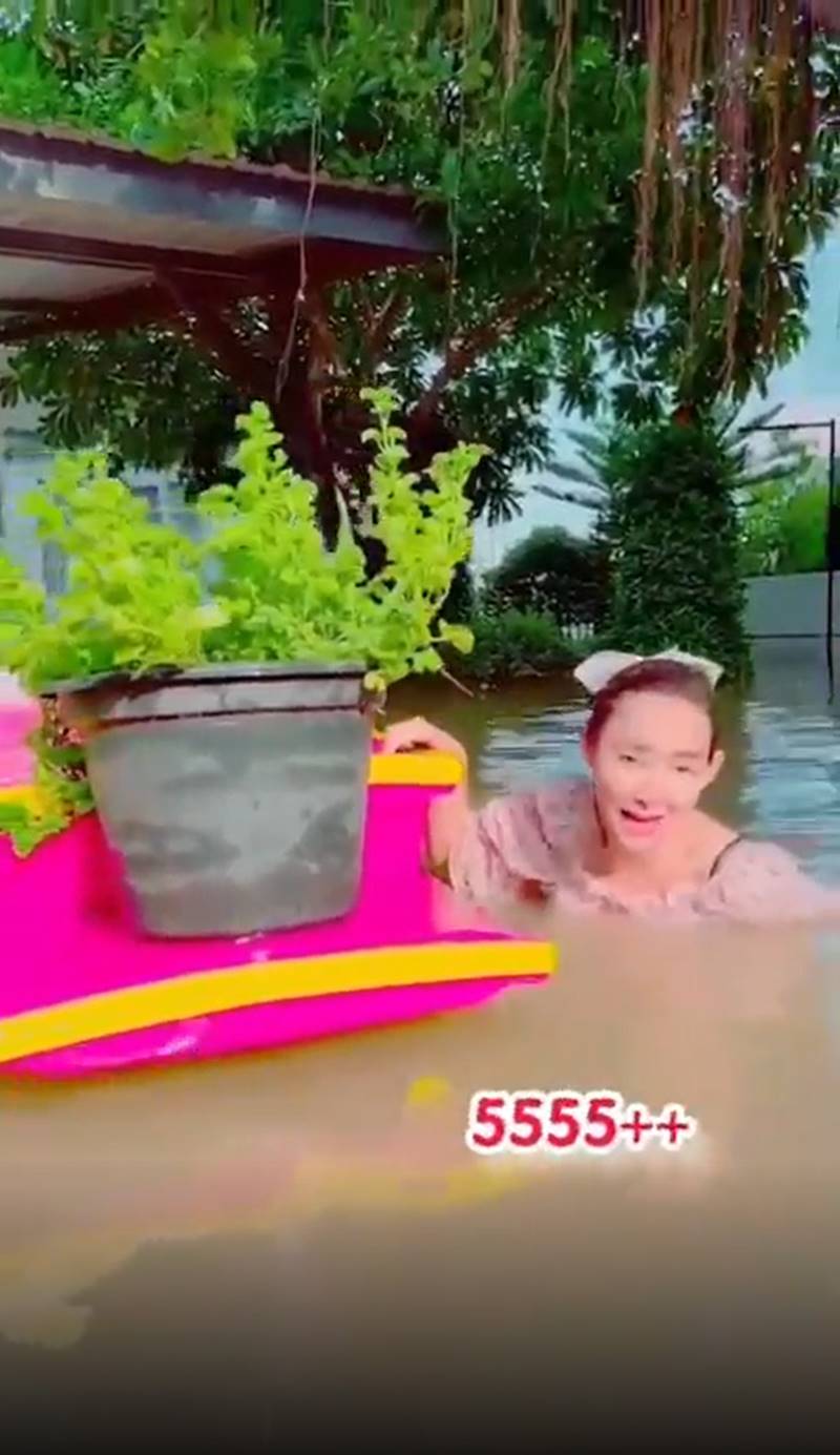 ต้อม ณหทัย, น้ำท่วม