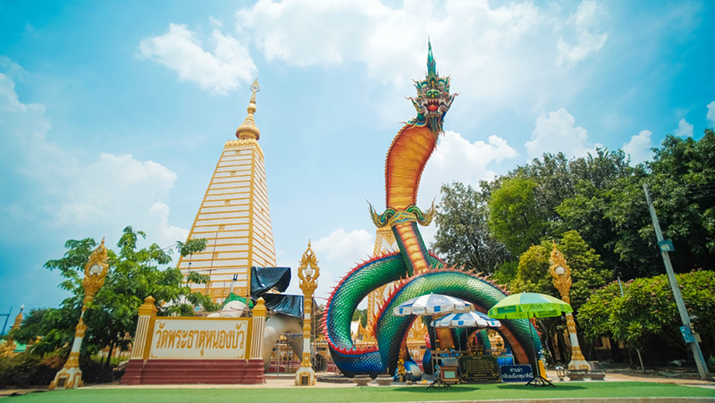 วัดพระธาตุหนองบัว ที่เที่ยวเดือนธันวาคม 66
