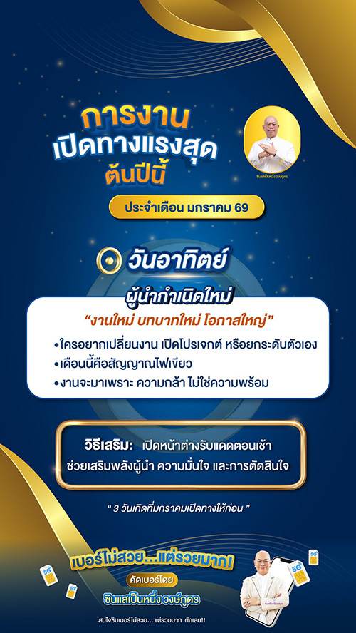 ดูดวงการงาน