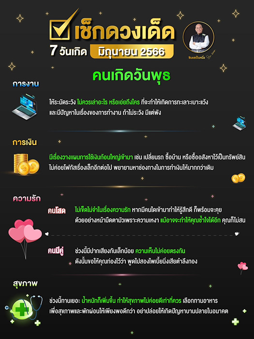 ซินแสเป็นหนึ่ง ดูดวงเดือนมิถุนายน 2566