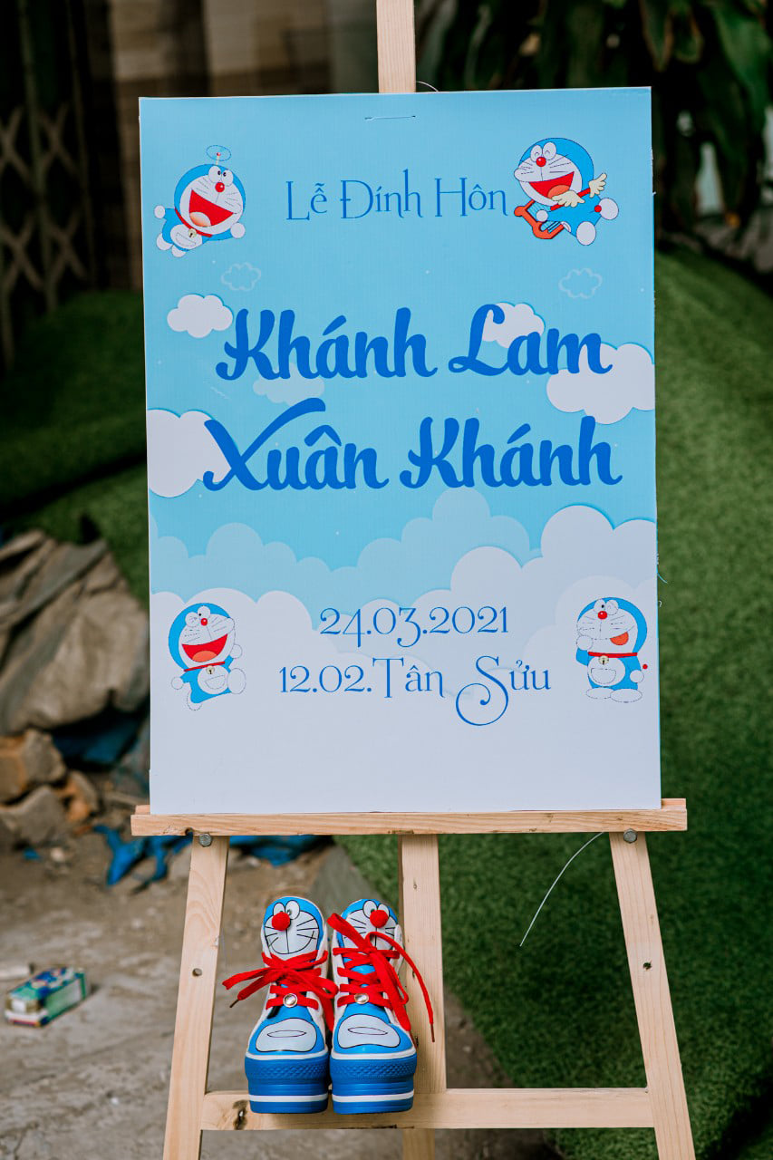 งานหมั้นธีมโดราเอมอน