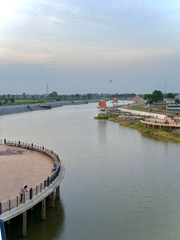 สะพานแขวนอ่างทอง ที่เที่ยวอ่างทอง ฉบับอัปเดต