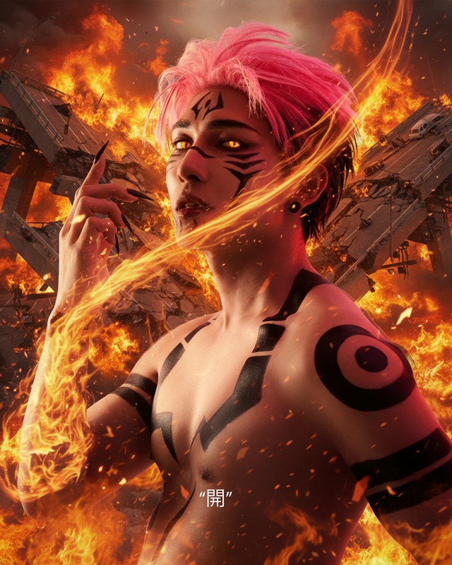 มิว ศุภศิษฏ์ แต่งคอสเพลย์เป็นสุคุนะ ตัวร้ายจากอานิเมะ Jujutsu Kaisen