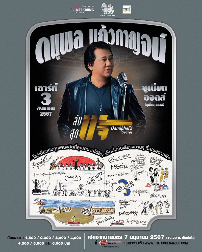 แจ้ ดนุพล แก้วกาญจน์ คอนเสิร์ต ลับสุดแจ้ Danuphol’s The Secret