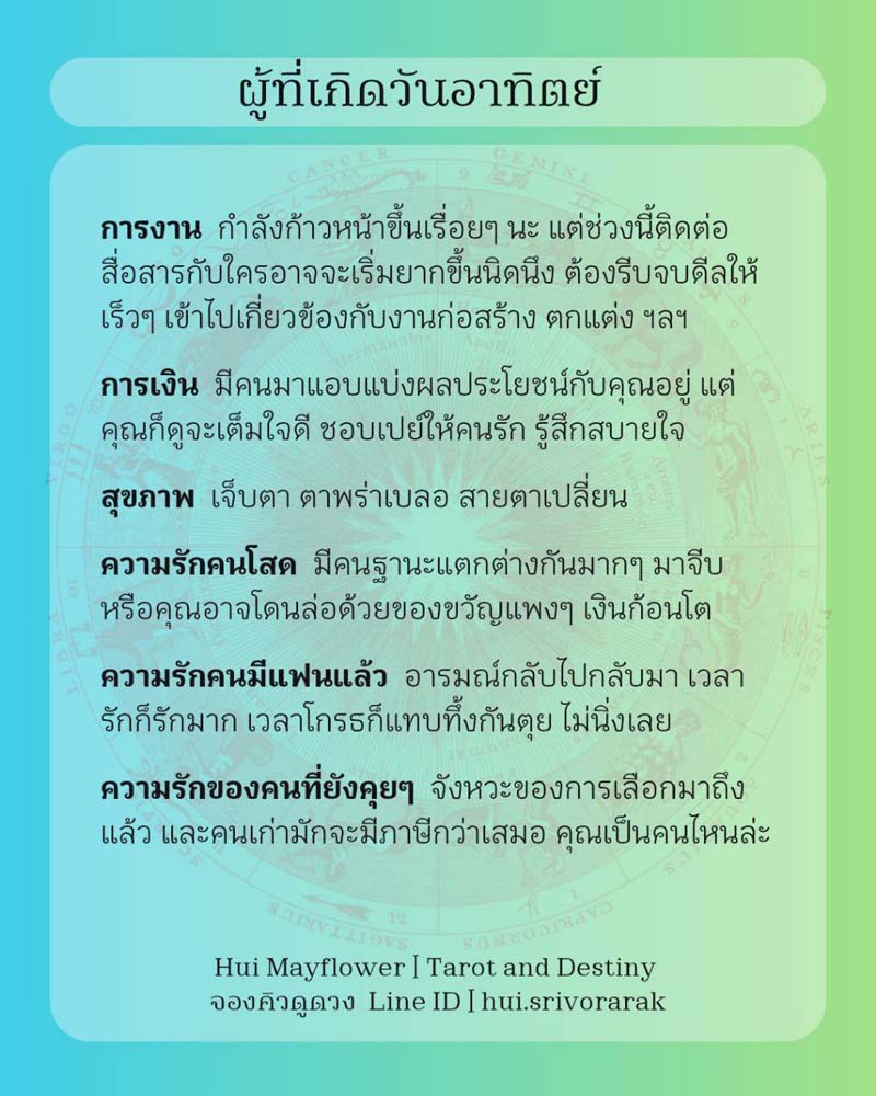 ดวงรายสัปดาห์