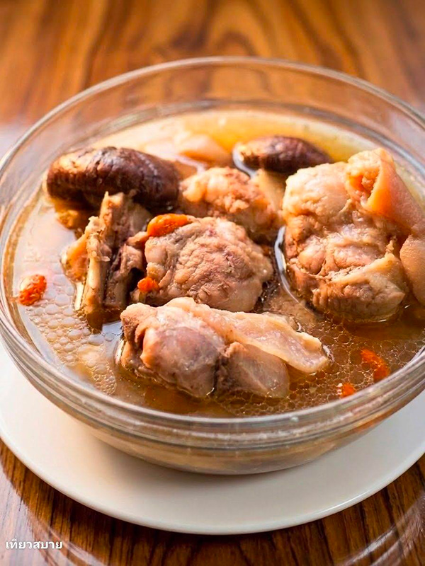 ซี่โครงหมูตุ๋นยาจีน เมนูตุ๋น เมนูหมู สูตรอาหาร
