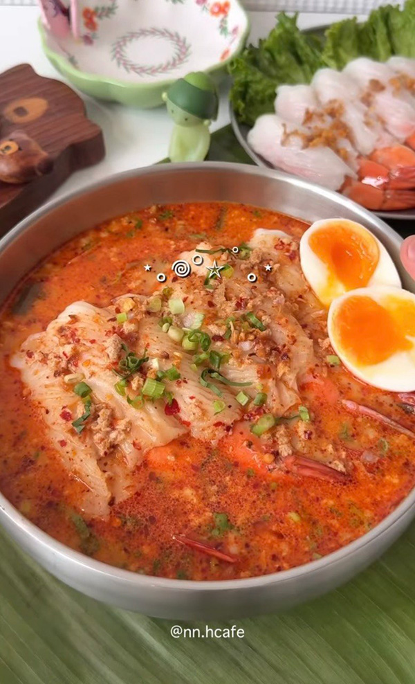 ปากหม้อห่อกุ้งต้มยำ เมนูข้าวเกรียบปากหม้อ เมนูกุ้ง อาหารว่าง สูตรอาหาร