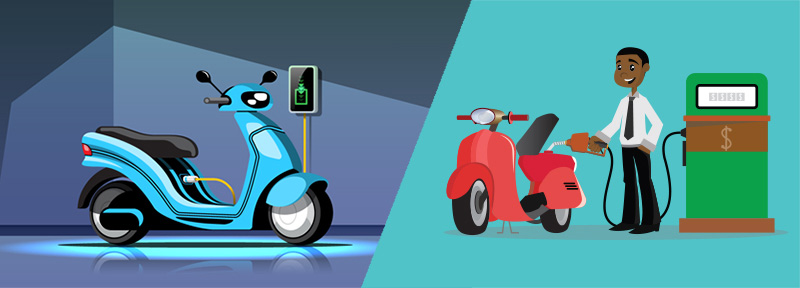 รถมอเตอร์ไซค์ไฟฟ้า