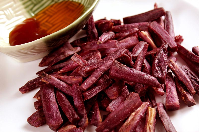 มันม่วงทอดกรอบ