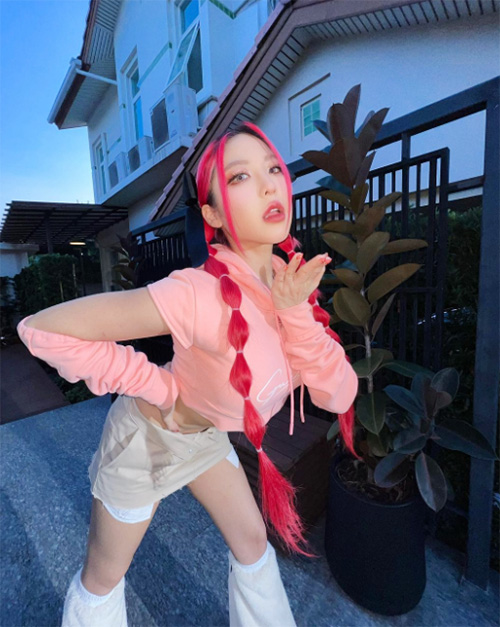 หวาย ปัญญ์ริษา ทรงผมสงกรานต์