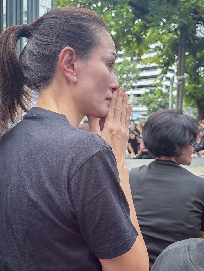 ดาราเฝ้าส่งเสด็จและร่วมถวายความอาลัย สมเด็จพระพันปีหลวง จาก รพ. จุฬาฯ ถึงพระบรมมหาราชวัง 