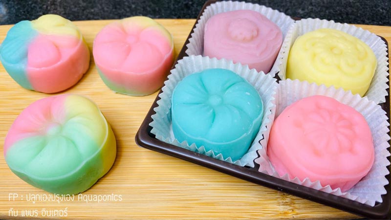 ขนมบัวหิมะไส้ถั่ว