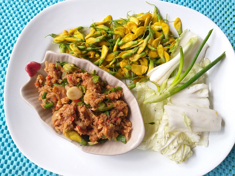 สูตรน้ำพริกปลาทูเห็ดย่าง เมนูน้ำพริก น้ำพริกปลาทู เมนูอาหารไทย อาหารเพื่อสุขภาพ