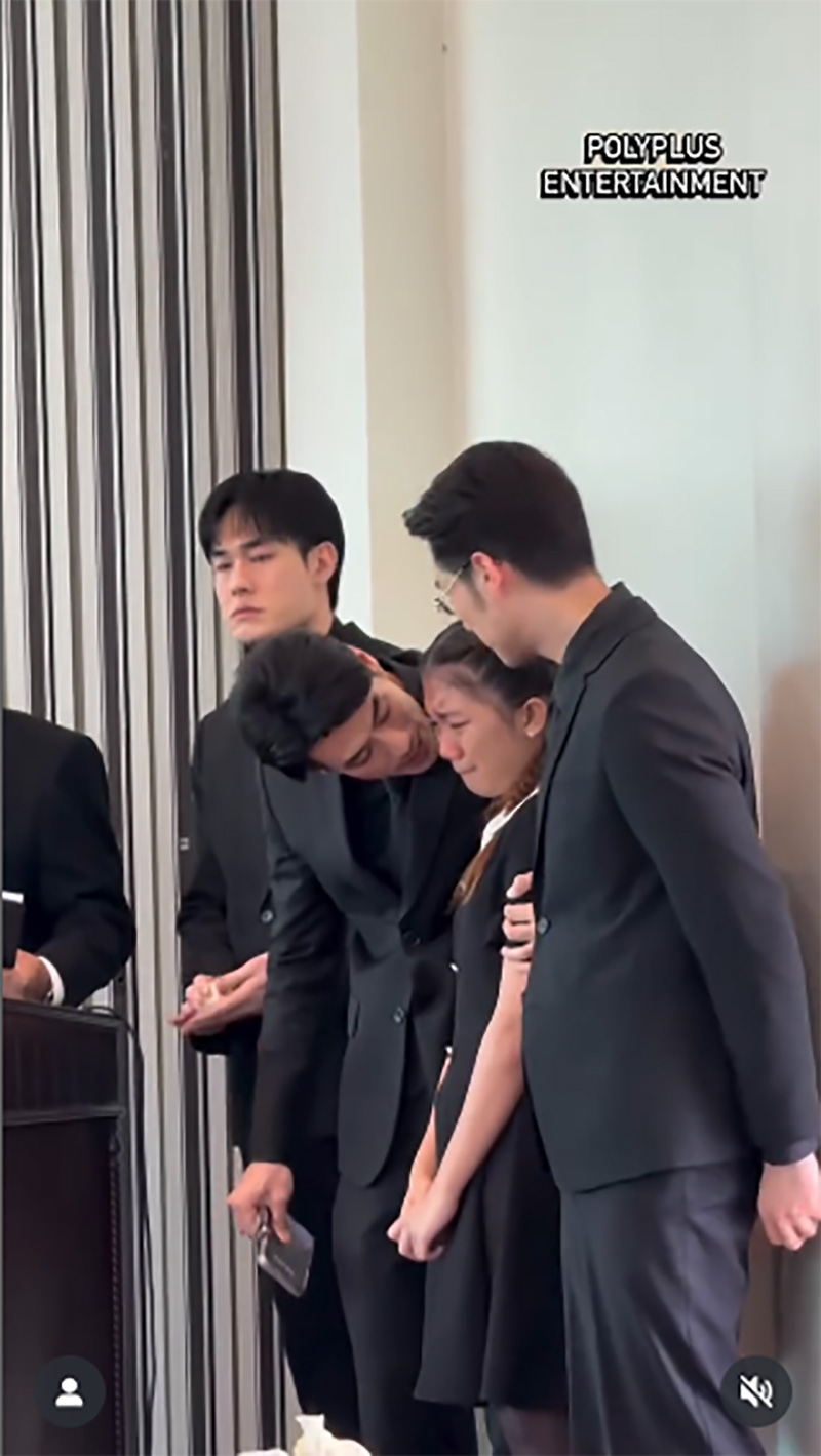 บีบหัวใจ น้องวันใหม่ ร่ำไห้กล่าวอาลัย คุณแม่งามทิพย์