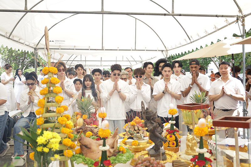 งานบวงสรวงหนัง พี่นาค 5 บรรยากาศ