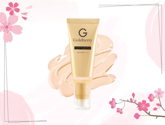 Goldberry รองพื้นญี่ปุ่น ยี่ห้อไหนดี รองพื้นแบรนด์ญี่ปุ่น รองพื้น แต่งหน้า
