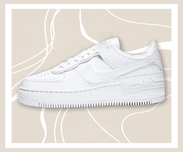 Nike Air Force 1 Shadow รองเท้าผ้าใบสีขาวผู้หญิง 2023