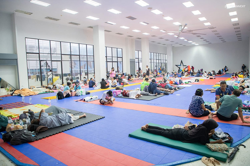 ศูนยอพยพน้ำท่วมหาดใหญ่
