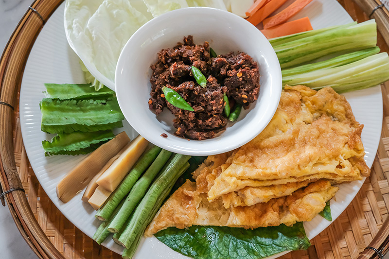 น้ำพริกนรก สูตรน้ำพริกนรก เมนูน้ำพริก อาหารไทย สูตรอาหาร