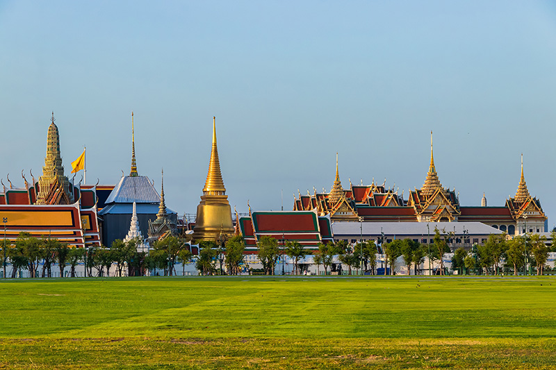 บรรยากาศพระบรมมหาราชวัง