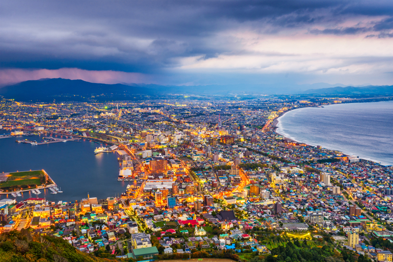 ยอดเขาฮาโกดาเตะ ที่เที่ยวฮอกไกโด 