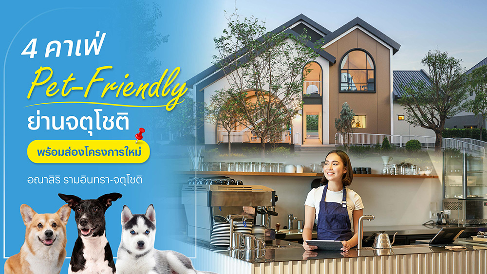 4 คาเฟ่ Pet-Friendly ย่านจตุโชติ
