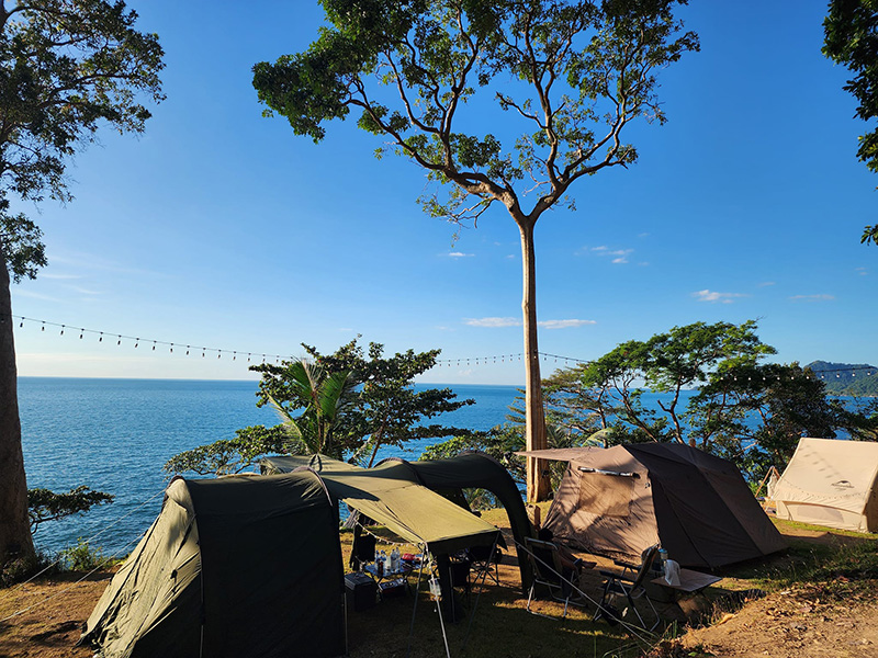 จุดกางเต็นท์ ตราด