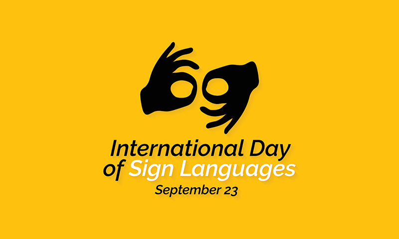 วันภาษามือโลก กับความเป็นมา International Day of Sign Languages September 23 