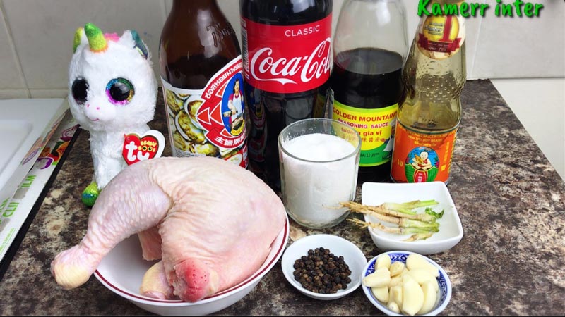 ไก่ต้มโค้ก