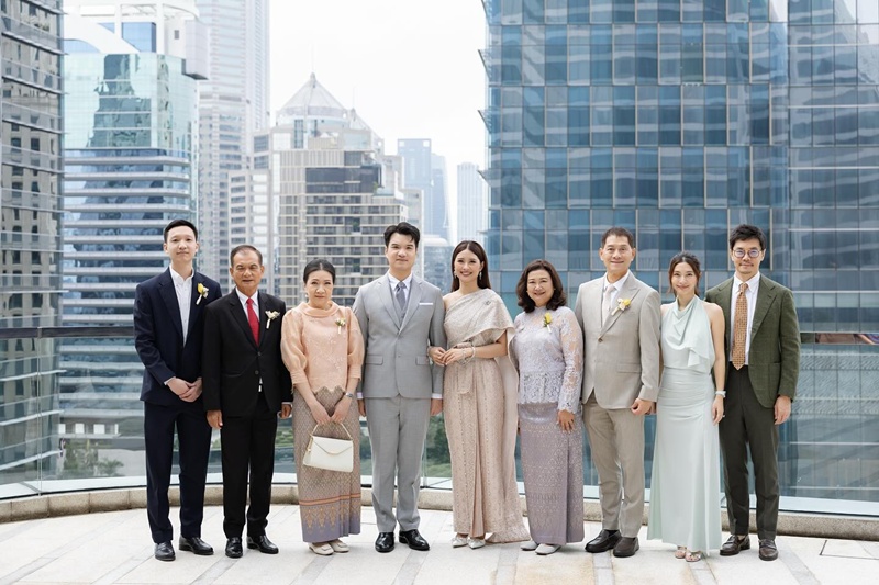 มิ้นท์ ณัฏฐา น้องสาว มิว นิษฐา เข้าพิธีแต่งงาน