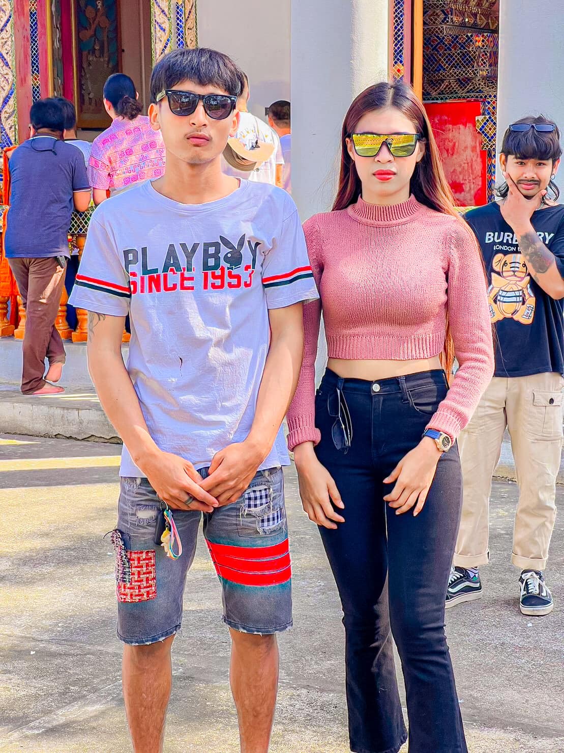 ถ่ายรูปกับแฟน