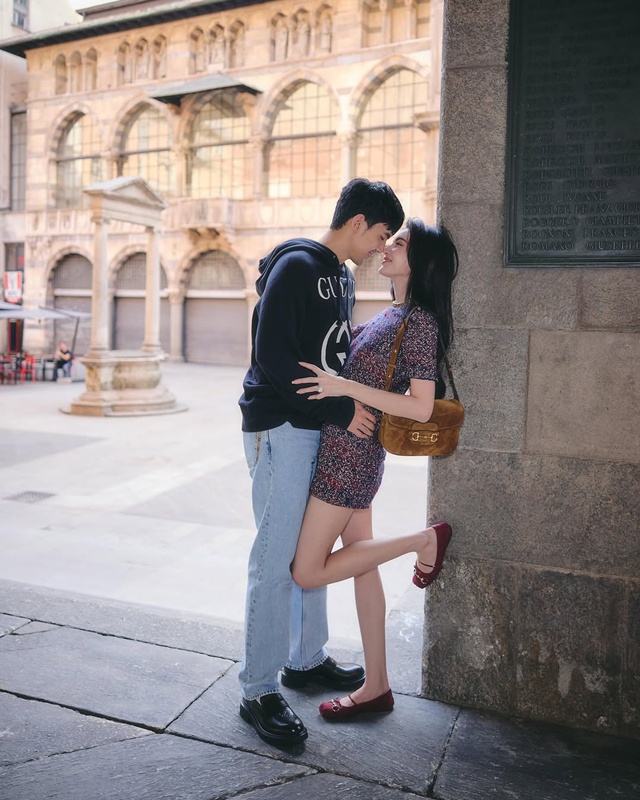 ใหม่ ดาวิกา - เต๋อ ฉันทวิชช์ สวีตหวานกลางมิลาน อิตาลี 