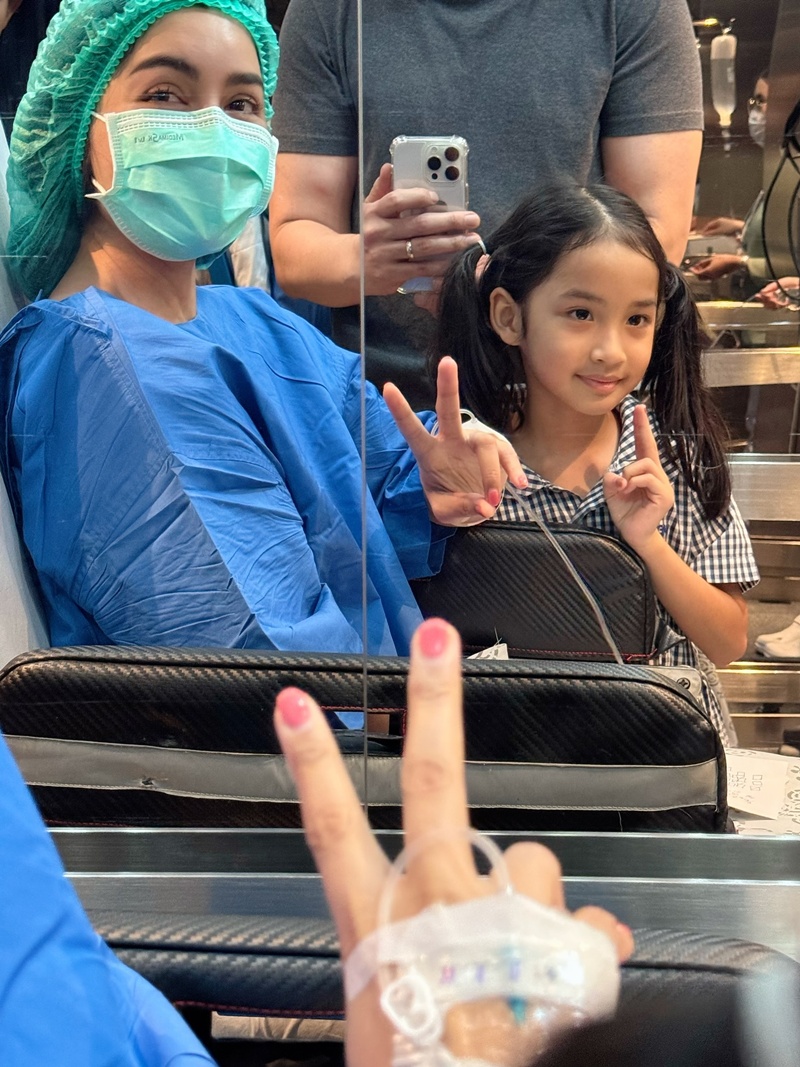 ครูก้อย ภรรยาเจมส์ เรืองศักดิ์ เย็บปากมดลูก ป้องกันคลอดก่อนกำหนด