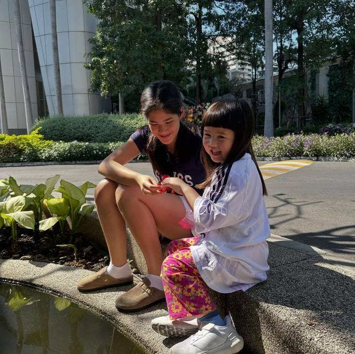 น้องเกล เติมความสดใสให้ น้องนาวา 