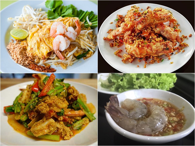 เมนูกุ้งสด