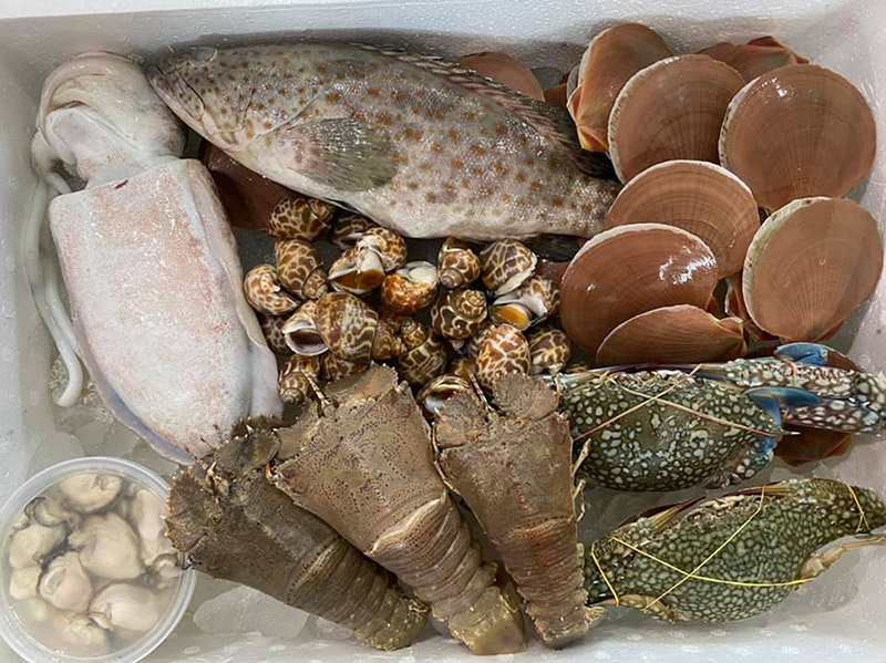 กล่องสุ่มอาหารทะเล