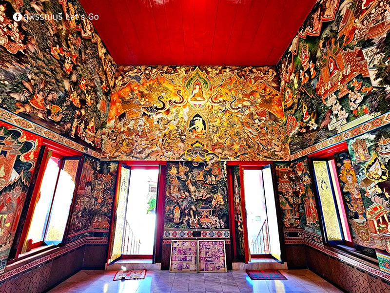 วัดสำปะซิว จิตรกรรมฝาผนัง