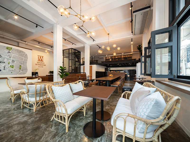 บริเวณล็อบบี้ Warm Window Silom