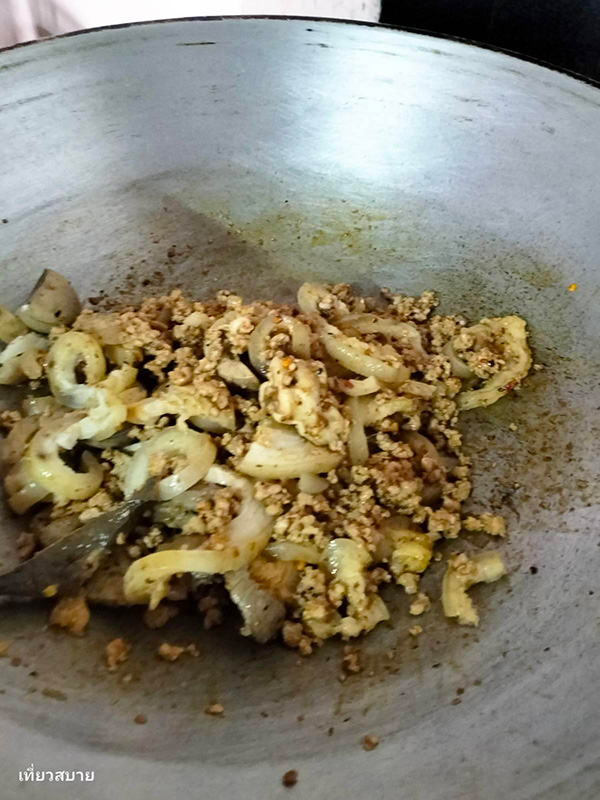 ลาบหมูคั่ว สูตรพริกลาบเหนือ อาหารเหนือ เมนูลาบหมู หมูไหว้วันตรุษจีน อาหารวันตรุษจีน สูตรอาหาร