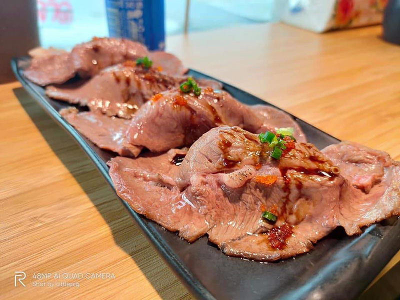ซูชิเนื้อ ร้านอันนิซูชิ นวลจันทร์