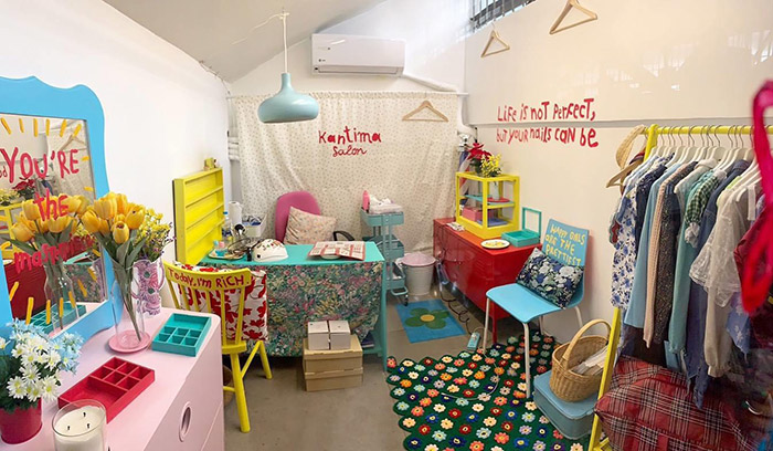 ร้านทำเล็บ, เพนต์เล็บ