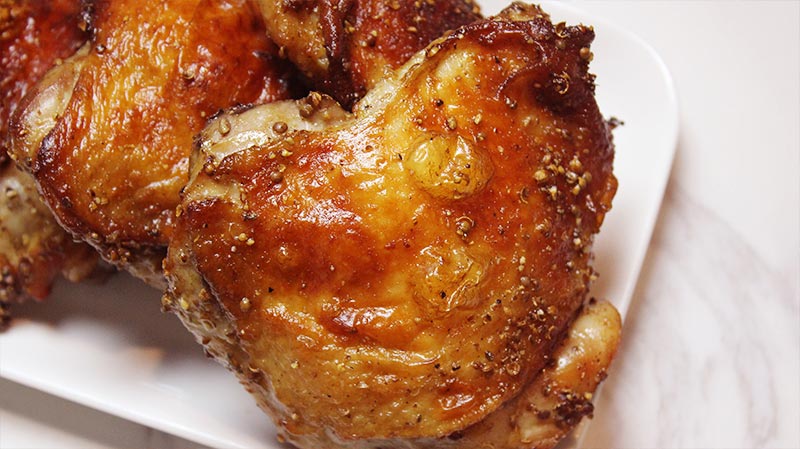 ไก่ย่างหนังกรอบ