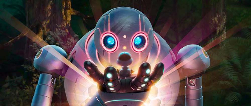 ภาพจากหนัง The Wild Robot หุ่นยนต์ผจญภัยในป่ากว้าง